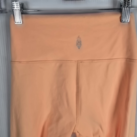 NWOT Free People Movement Never Better High Waist Leggings Bright Peach Size XS - Picture 7 of 13